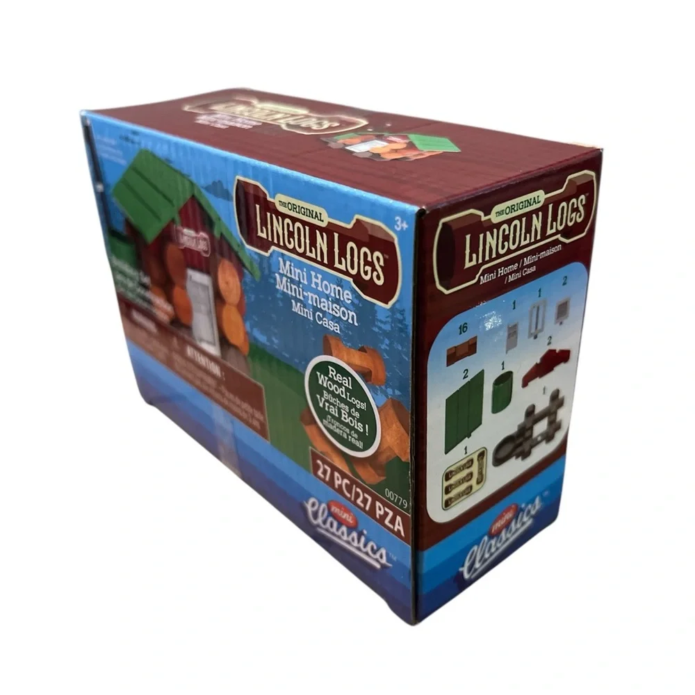 Lincoln Logs Mini Home Building Set - 27 Pieces